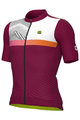 ALÉ Cyklistický dres s krátkým rukávem - ZIG ZAG PR-S - fialová