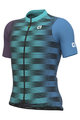 ALÉ Cyklistický dres s krátkým rukávem - DINAMICA PRAGMA - modrá/zelená