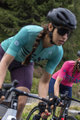 ALÉ Cyklistický dres s krátkým rukávem - PLAY PR-E - modrá/zelená