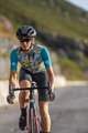 ALÉ Cyklistický dres s krátkým rukávem - HIBISCUS PR-E - modrá