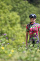 ALÉ Cyklistický dres s krátkým rukávem - GUYANA PR-E - růžová