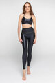 ATHLEEYA legíny - FASHION SHINE - černá