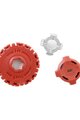 SRAM opravná sada brzdového třmenu - DISC BRAKE CALIPER PAD ADJUSTER KNOB KIT BB7 2008-2016 - červená