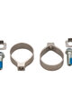 SRAM objímka - SHIFTER CLAMP KIT RED - stříbrná