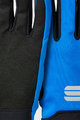 SPORTFUL Cyklistické rukavice dlouhoprsté - KIDS SOFTSHELL - modrá/černá