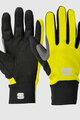 SPORTFUL Cyklistické rukavice dlouhoprsté - KIDS SOFTSHELL - žlutá