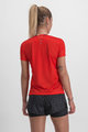 SPORTFUL Cyklistické triko s krátkým rukávem - DORO CARDIO - červená