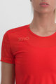 SPORTFUL Cyklistické triko s krátkým rukávem - DORO CARDIO - červená