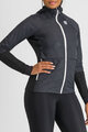 SPORTFUL Cyklistická větruodolná bunda - CARDIO W - černá/bílá