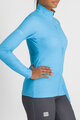 SPORTFUL Cyklistický dres s dlouhým rukávem zimní - DORO W - modrá