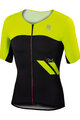 SPORTFUL Cyklistický dres s krátkým rukávem - R&D CIMA - žlutá/černá