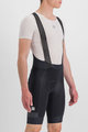 SPORTFUL Cyklistické kalhoty krátké s laclem - SUPERGIARA - černá