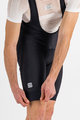 SPORTFUL Cyklistické kalhoty krátké s laclem - FIANDRE NORAIN 2 - černá