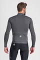 SPORTFUL Cyklistický dres s dlouhým rukávem zimní - MONOCROM THERMAL - antracitová