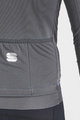 SPORTFUL Cyklistický dres s dlouhým rukávem zimní - MONOCROM THERMAL - antracitová