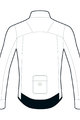 SPORTFUL Cyklistická voděodolná pláštěnka - HOT PACK NORAIN - bílá