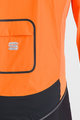 SPORTFUL Cyklistická voděodolná pláštěnka - HOT PACK NORAIN - oranžová