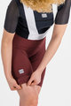 SPORTFUL Cyklistické kalhoty krátké s laclem - BODYFIT - bordó