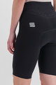 SPORTFUL Cyklistické kalhoty krátké bez laclu - TOTAL COMFORT - černá