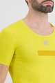 SPORTFUL Cyklistické triko s krátkým rukávem - PRO BASELAYER - žlutá