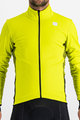 SPORTFUL Cyklistická větruodolná bunda - NEO SOFTSHELL - žlutá