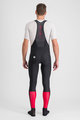 SPORTFUL Cyklistické kalhoty dlouhé s laclem - CLASSIC - černá/červená