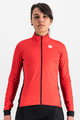 SPORTFUL Cyklistická větruodolná bunda - NEO SOFTSHELL - červená/černá