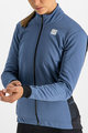 SPORTFUL Cyklistická větruodolná bunda - NEO SOFTSHELL - modrá/černá