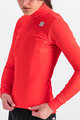 SPORTFUL Cyklistický dres s dlouhým rukávem zimní - KELLY THERMAL - červená
