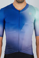SPORTFUL Cyklistický dres s krátkým rukávem - BOMBER - modrá/zelená