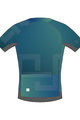 SPORTFUL Cyklistický dres s krátkým rukávem - BOMBER - modrá/zelená