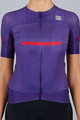 SPORTFUL Cyklistický dres s krátkým rukávem - EVO - fialová