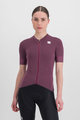 SPORTFUL Cyklistický dres s krátkým rukávem - MONOCROM - fialová