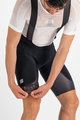 SPORTFUL Cyklistické kalhoty krátké s laclem - SHIELD - černá