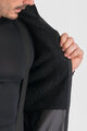 SPORTFUL Cyklistická zateplená bunda - TOTAL COMFORT - černá