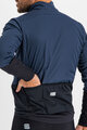 SPORTFUL Cyklistická zateplená bunda - TOTAL COMFORT - modrá