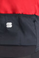 SPORTFUL Cyklistická zateplená bunda - TOTAL COMFORT - červená/černá