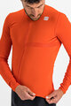 SPORTFUL Cyklistický dres s dlouhým rukávem letní - MATCHY - červená