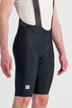 SPORTFUL Cyklistické kalhoty krátké s laclem - BODYFIT CLASSIC - černá
