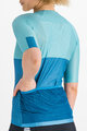 SPORTFUL Cyklistický dres s krátkým rukávem - PRO - modrá