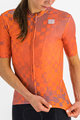 SPORTFUL Cyklistický dres s krátkým rukávem - ROCKET - oranžová