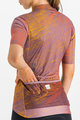 SPORTFUL Cyklistický dres s krátkým rukávem - CLIFF SUPERGIARA - fialová/oranžová