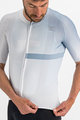 SPORTFUL Cyklistický dres s krátkým rukávem - BOMBER - bílá/šedá