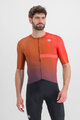 SPORTFUL Cyklistický dres s krátkým rukávem - BOMBER - oranžová