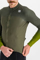 SPORTFUL Cyklistický dres s dlouhým rukávem zimní - BODYFIT PRO - zelená