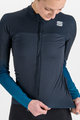 SPORTFUL Cyklistický dres s dlouhým rukávem zimní - BODYFIT PRO THERMAL - modrá