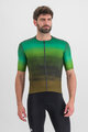 SPORTFUL Cyklistický dres s krátkým rukávem - FLOW SUPERGIARA - zelená