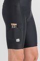 SPORTFUL Cyklistické kalhoty krátké s laclem - GIARA - černá