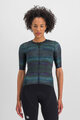 SPORTFUL Cyklistický dres s krátkým rukávem - GLITCH BOMBER W - vícebarevná