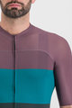 SPORTFUL Cyklistický dres s krátkým rukávem - SNAP - fialová/antracitová